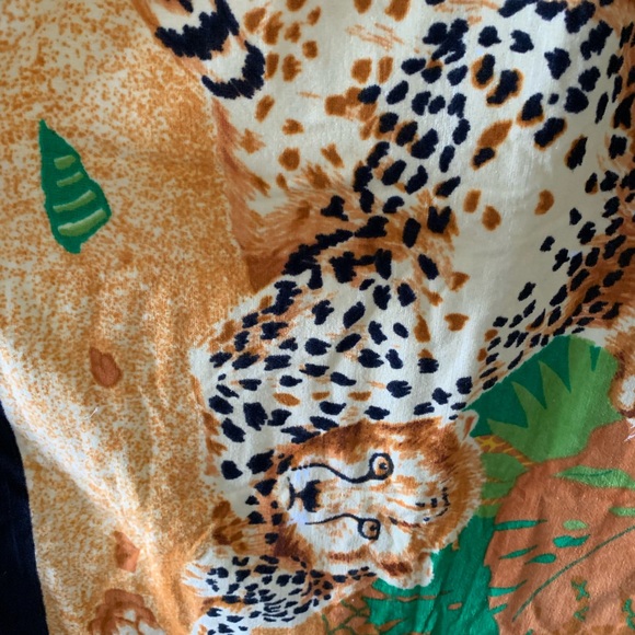 2  vintage beach towels approximately 30x56 NWOT leopard print 100% cotton - Picture 9 of 12